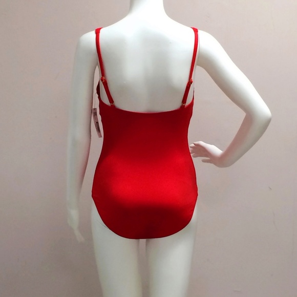 DKNY Flame Over the shoulder Swimsuit - Picture 8 of 8